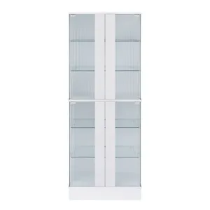 Chandra Cabinet with LED in Glossy White