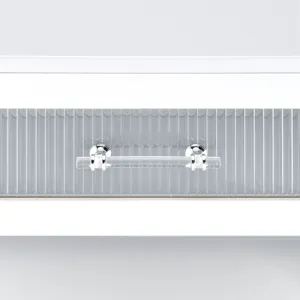 Chandra Coffee Table with LED and Battery Pack in Glossy White