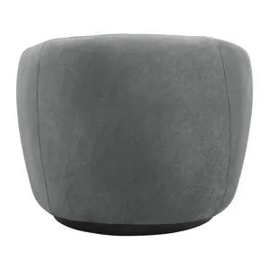 Chanel Swivel Chair in Bristo Grey