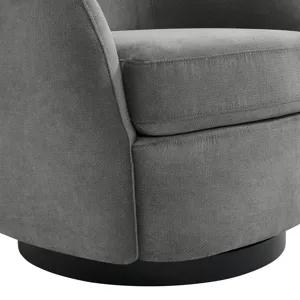 Chanel Swivel Chair in Bristo Grey