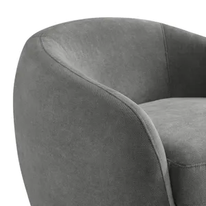 Chanel Swivel Chair in Bristo Grey