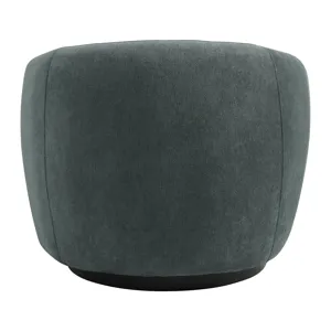 Chanel Swivel Chair in Bristo Teal