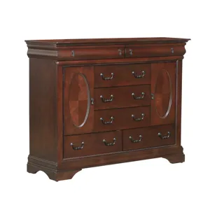 (B4800-11) Chateau- Bureau, 7 Drawers- Vintage Cherry