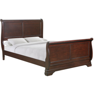 (B4800-61F) Chateau- King Sleigh Bed- Vintage Cherry