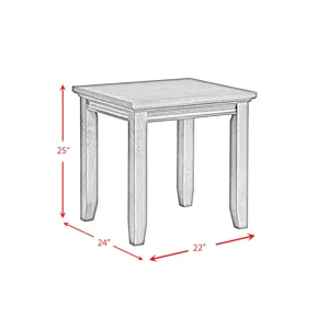 Chatham End Table W/O Drawer in Cherry