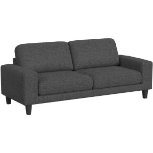Cheetah Sofa in Furiosa Charcoal with Black Plastic Legs
