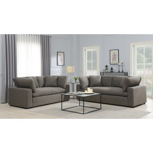 Cloud 9 Loveseat in Garrison Charcoal