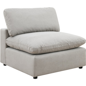 Cloud 9 Modular Armless Chair in Flex Dove