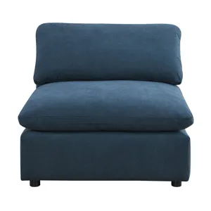 Cloud 9 Modular Armless Chair in Flex Eclipse