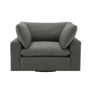 Cloud 9 Swivel Chair in Garrison Charcoal