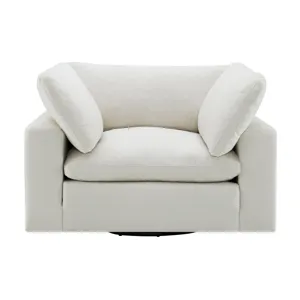 Cloud 9 Swivel Chair in Garrison Cotton