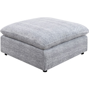 Cloud 9 Ottoman in Zaftag Dove