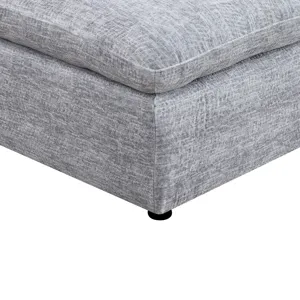 Cloud 9 Ottoman in Zaftag Dove