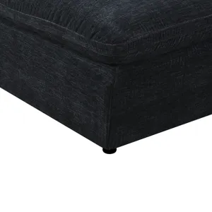 Cloud 9 Ottoman in Zaftag Ebony