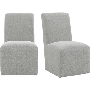 Nero Dining Side Chair (2 per carton) W/Grey Fabric