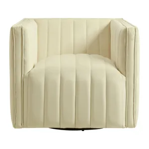 Cobra Swivel Chair in Mercer Cream (ISTA 3)