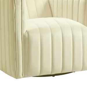 Cobra Swivel Chair in Mercer Cream (ISTA 3)