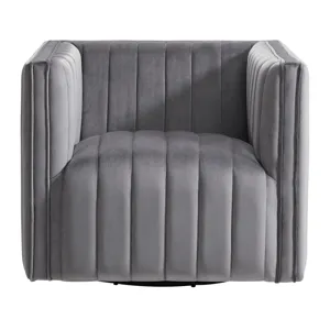 Cobra Swivel Chair in Mercer Granite (ISTA 3)