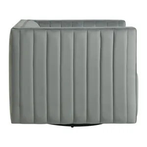 Cobra Swivel Chair in Mercer Grey (ISTA 3)