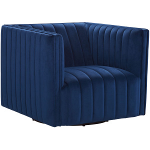 Cobra Swivel Chair in Mercer Navy (ISTA 3)