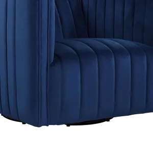 Cobra Swivel Chair in Mercer Navy (ISTA 3)