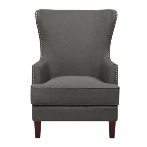 Cody 2(724) Chair W/Chrome Nails In Heirloom Charcoal