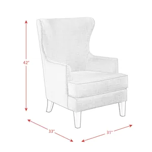 Cody 2(724) Chair W/Chrome Nails In Heirloom Charcoal