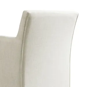 Collins Dining Arm Chair W/ Heirloom Taupe Fabric