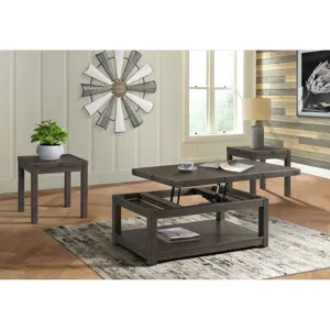 Colorado Occasional Coffee Table w/Lift Top Charcoal