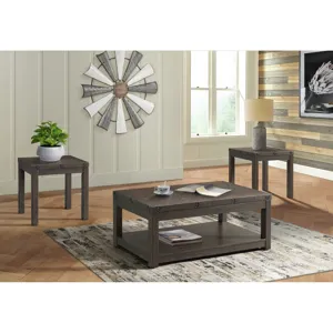 Colorado Occasional Coffee Table w/Lift Top Charcoal