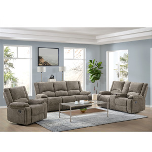 Concord Motion Sofa in Kade Cool Brown