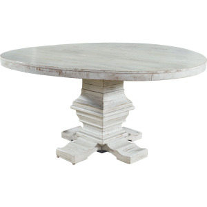 Condesa White Round Dining Table