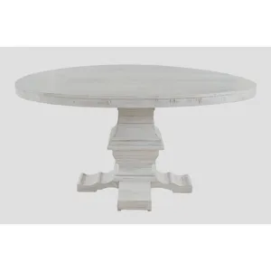 Condesa White Round Dining Table