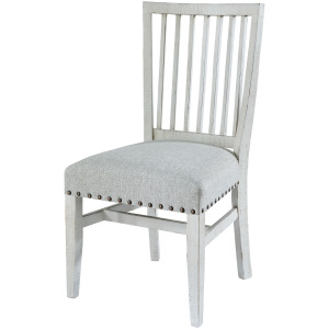 Condesa White Wing Slat Back Side Chair (2 pcs per Carton)