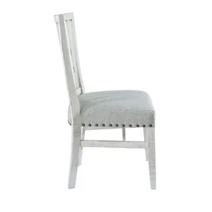 Condesa White Wing Slat Back Side Chair (2 pcs per Carton)
