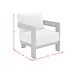 Costa Chair - Black and Soluction Beige (2 Per Carton)