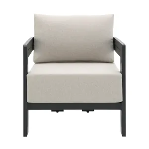 Costa Chair - Black and Soluction Beige (2 Per Carton)