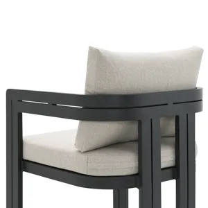Costa Dining Side Chair - Black and Soluction Beige (2 Per Carton)