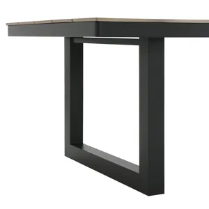 Costa Dining Table - Black and Tan