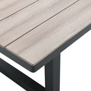 Costa Dining Table - Black and Tan