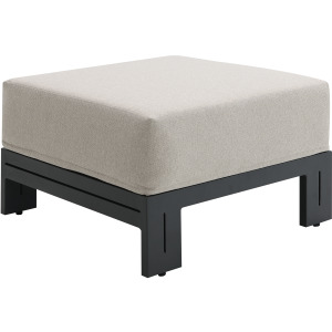Costa Ottoman - Black and Soluction Beige (2 Per Carton)