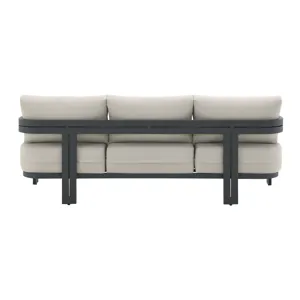 Costa Sofa - Black and Soluction Beige