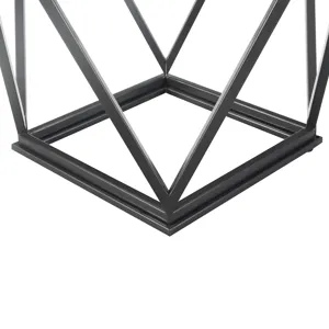 Riko End Table W/ Metal Leg