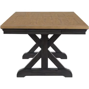 Montrose 5 PC Dining Set in Espresso and Brown