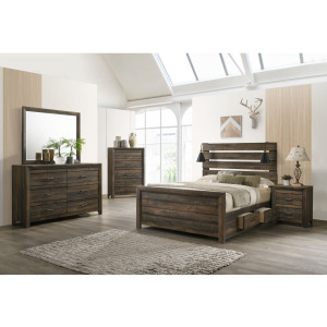Dallas Dresser Rustic Brown