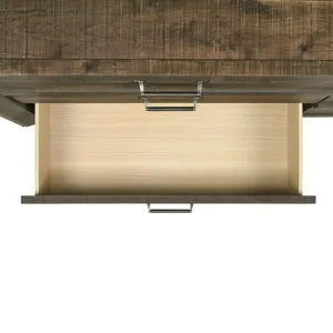 Dallas Nightstand Rustic Brown
