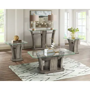 Dapper Rectangular Sofa Table Grey