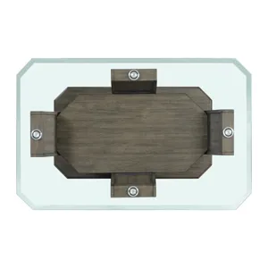 Dapper Rectangular Coffee Table Grey
