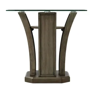 Dapper Square End Table Grey