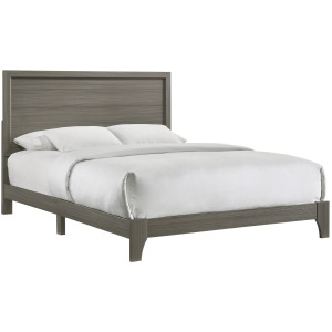 Darien Bedroom Set with Queen Bed, Dresser and Nightstand in Grey